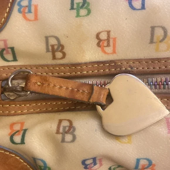 Dooney & Burke mini barrel purse signature leather - Picture 7 of 15